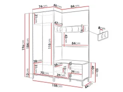 Entrésæt Nomal I (Sort)