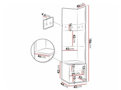 Entrésæt Pinis XXI (Hvid)