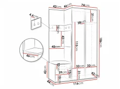Entrésæt Pinis XXVI (Hvid)