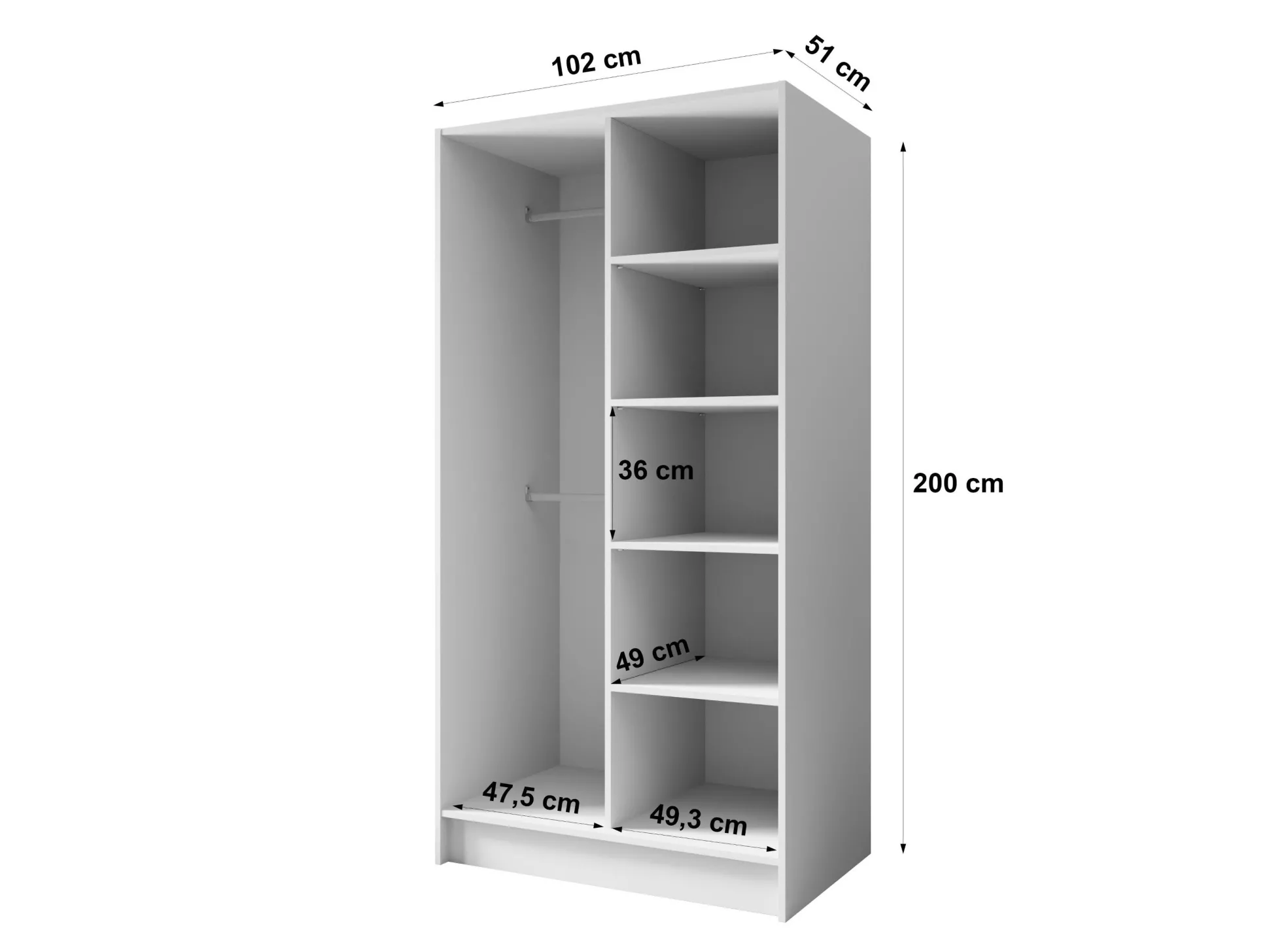 Garderobeskab Arecibo 103