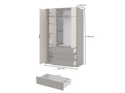 Garderobeskab Austin 385