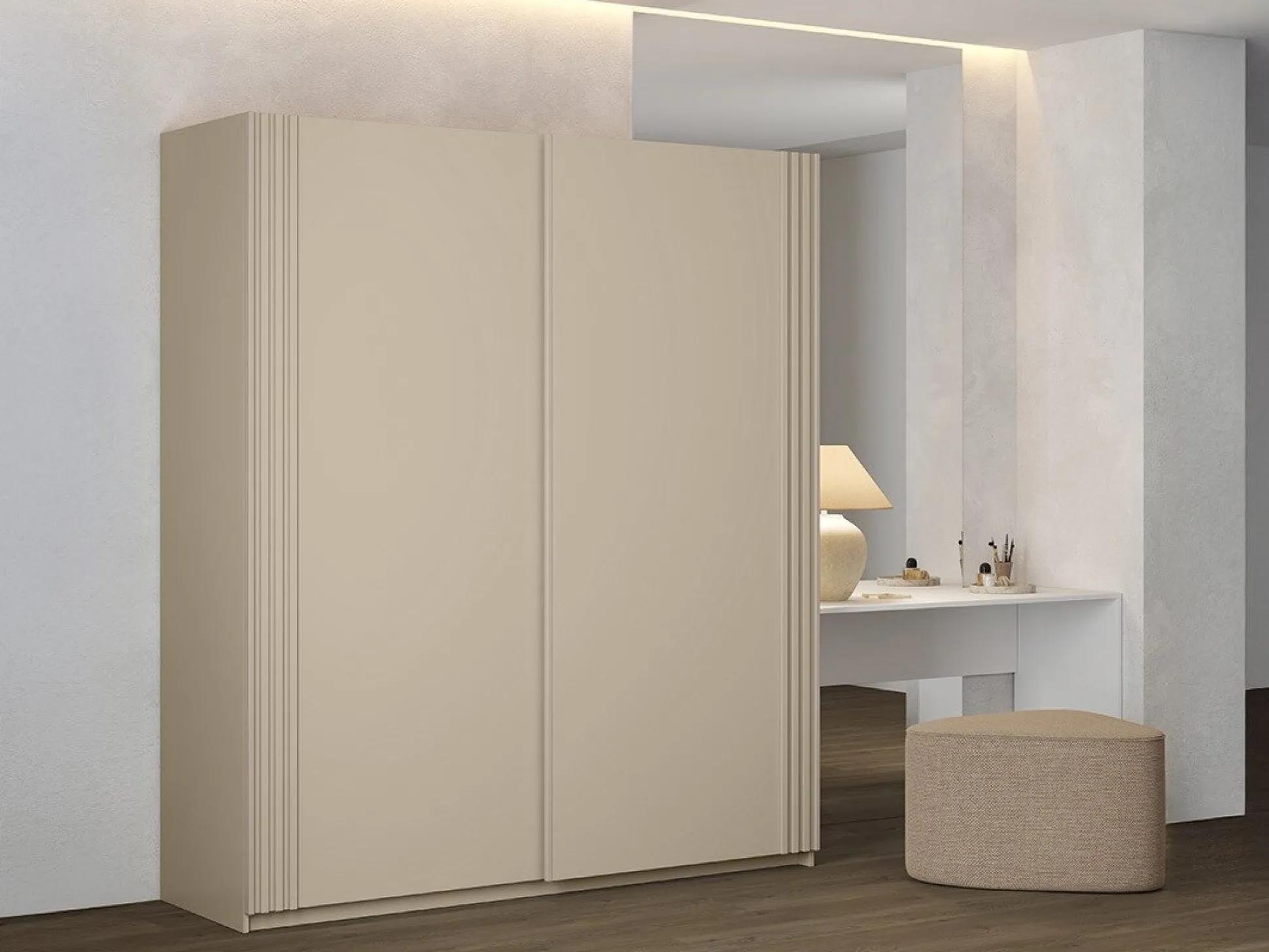 Garderobeskab Austin 372 (Beige)