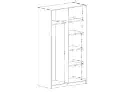 Garderobeskab Austin 369 (Kashmir)