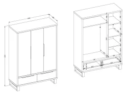 Garderobeskab Avicavu 114