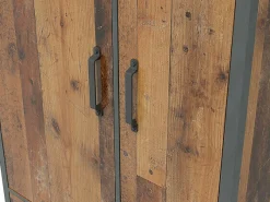 Garderobeskab Belsera 110 (Brun + Matera grå)