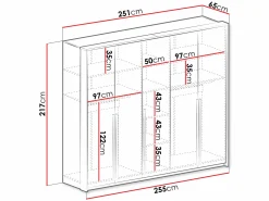 Garderobeskab Calcalo 102 (Beige)