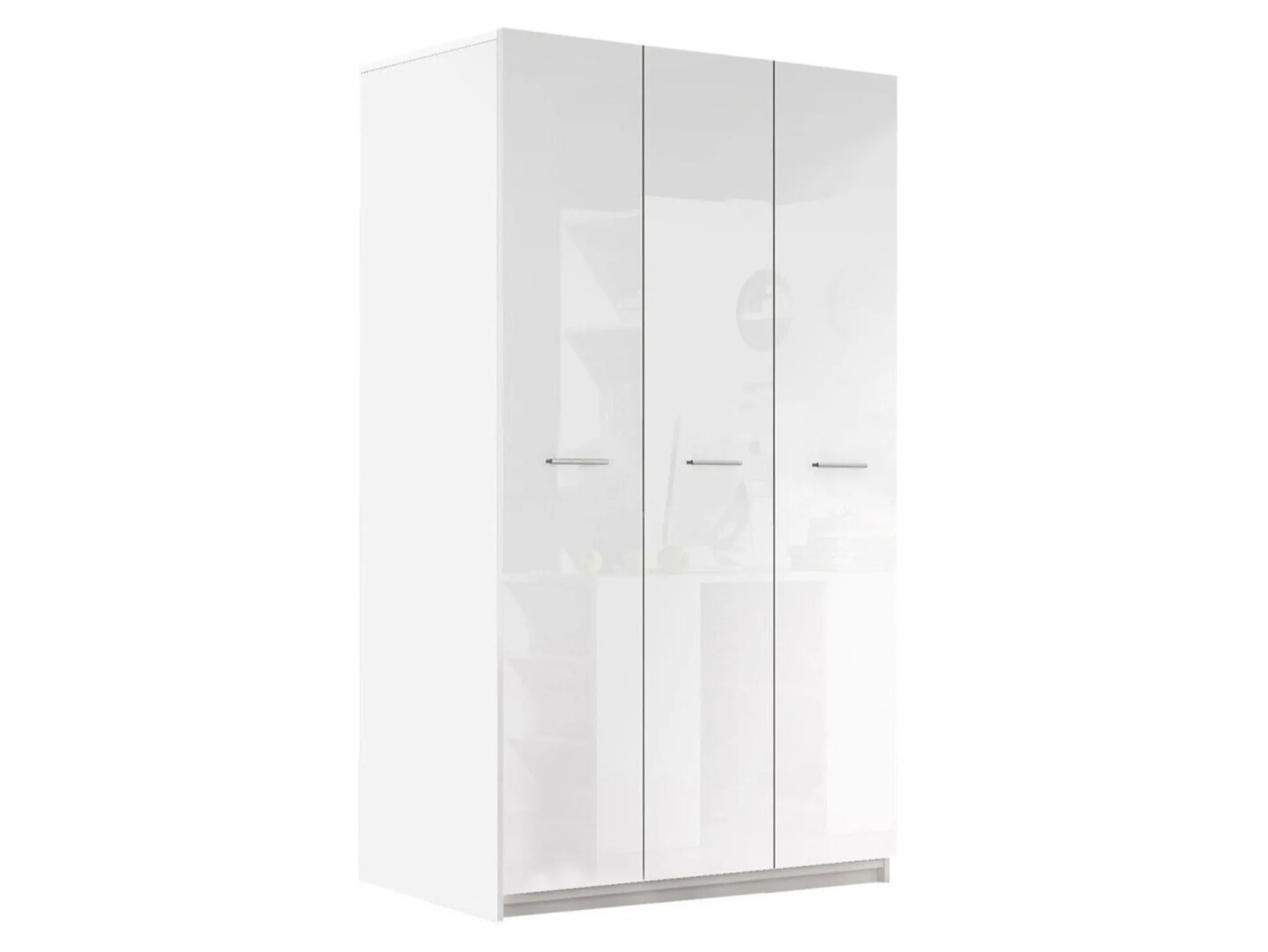 Garderobeskab Campus (Hvid + Glansfuld hvid)