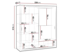 Garderobeskab Catromi 110 (Artisan eg)