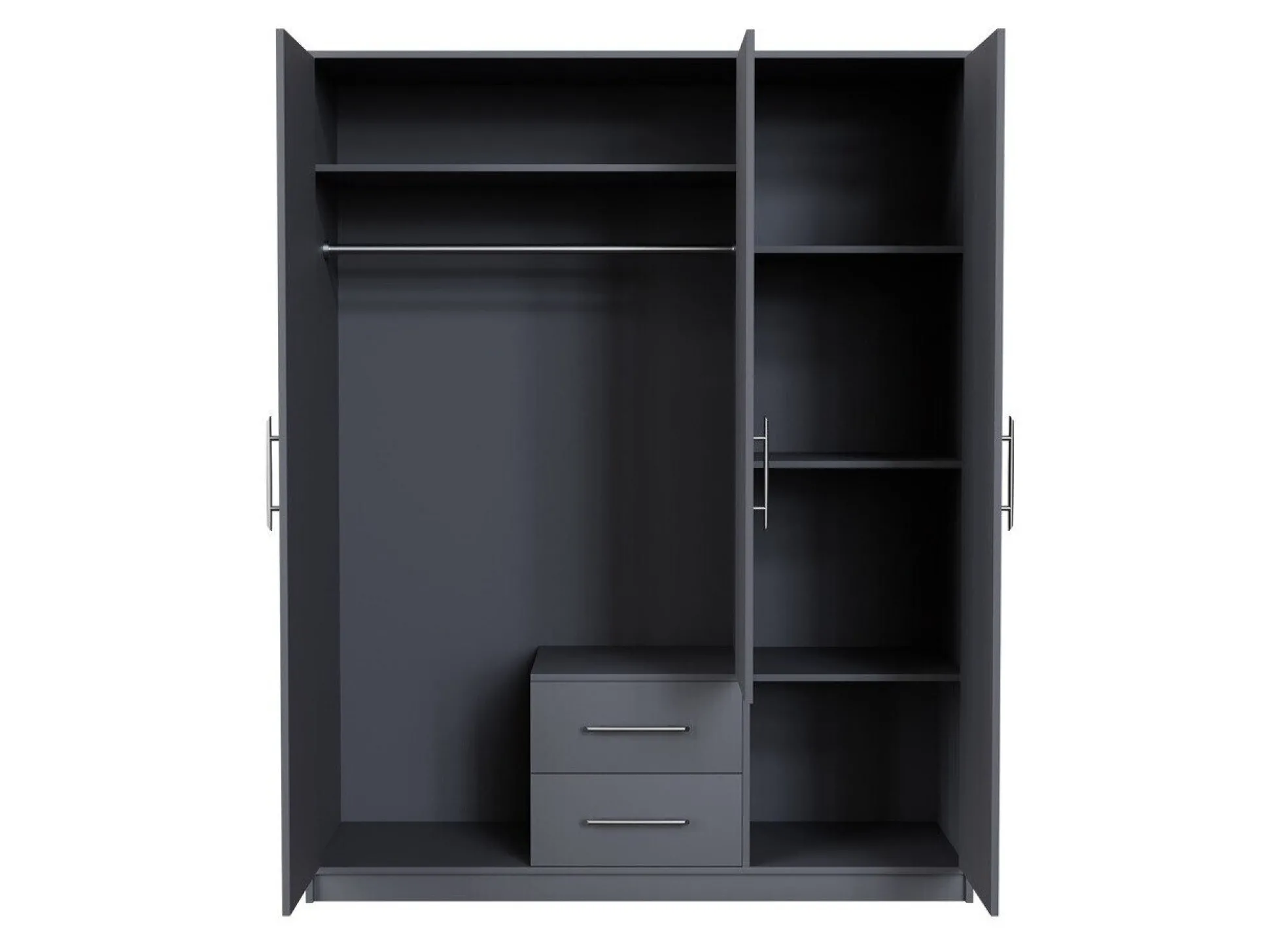 Garderobeskab Cavmero 102 (Antracit)