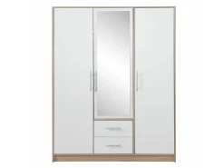Garderobeskab Cavmero 103 (Sonoma eg + Hvid)