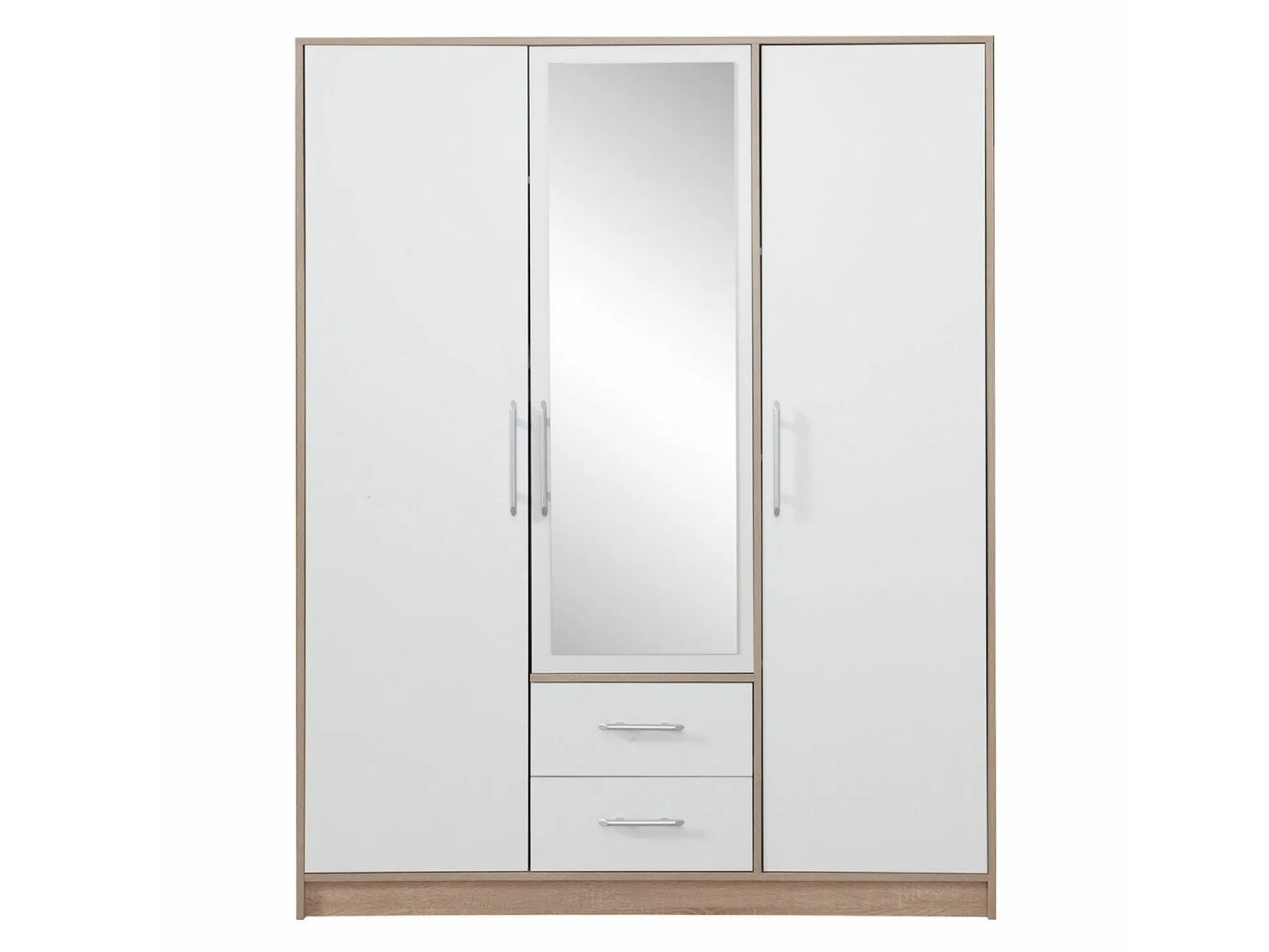 Garderobeskab Cavmero 103 (Sonoma eg + Hvid)