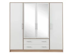 Garderobeskab Cavmero 101 (Sonoma eg + Hvid)