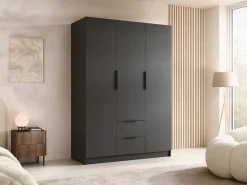 Garderobeskab Closico Calvron I (Sort)