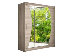 Garderobeskab Closico Camera X (Trøffel egetræ)