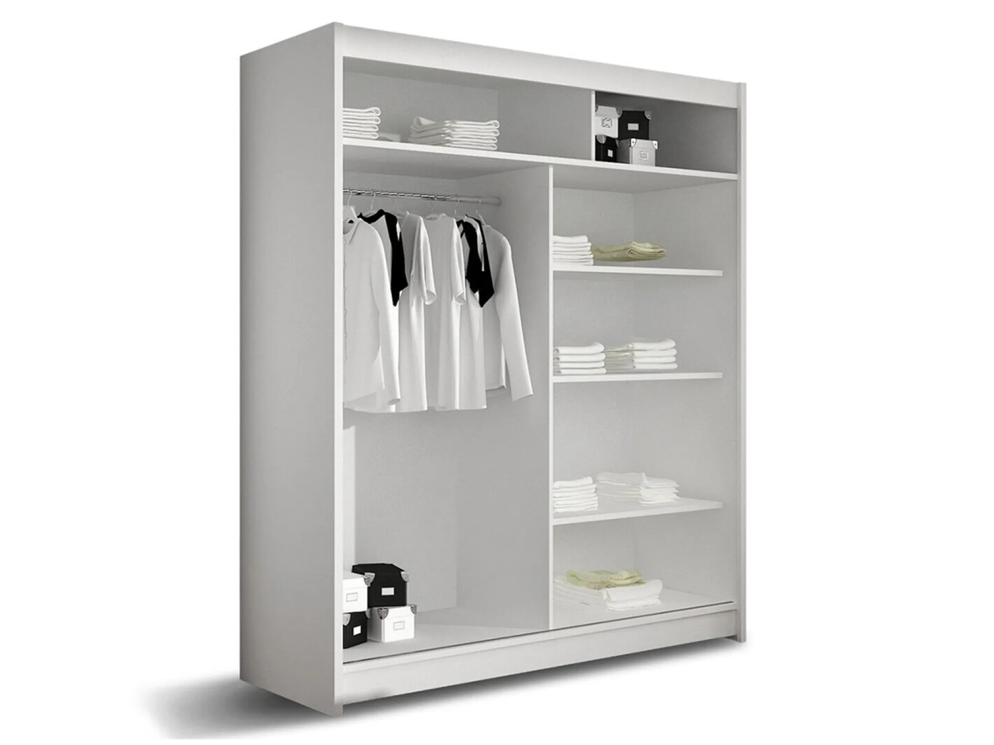 Garderobeskab Closico Camera IV (Sort)