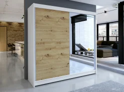 Garderobeskab Closico Cavaris I (Hvid + Artisan eg)