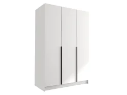 Garderobeskab Closico Decoron I (Hvid + Sort)