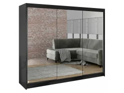 Garderobeskab Closico Durion III (Sort)