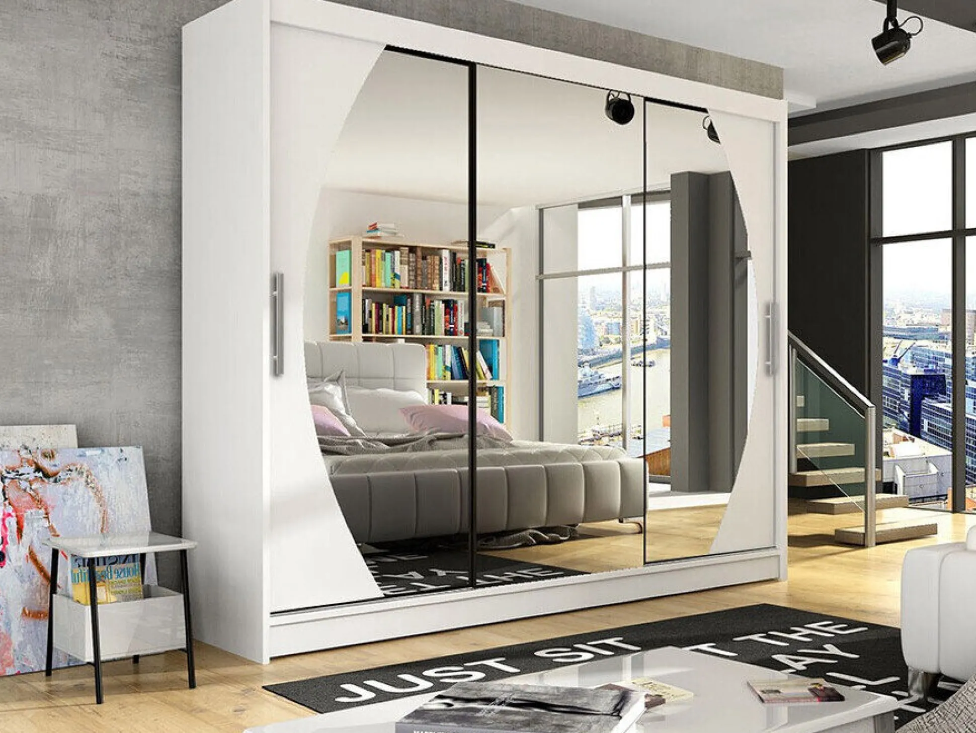 Garderobeskab Closico Ordo V (Hvid)