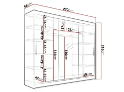 Garderobeskab Closico Ordo I (Hvid)