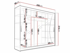 Garderobeskab Closico Ordo IV (Hvid)