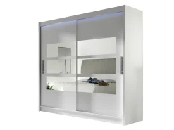 Garderobeskab Closico Pallor III (Hvid)