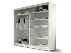 Garderobeskab Closico Pallor VII (Sort)