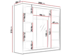 Garderobeskab Closico Plenor VI (Kashmir)