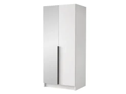 Garderobeskab Closico Staton II (Hvid + Sort)