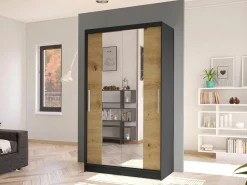 Garderobeskab Closico Structor II (Sort + Artisan eg)