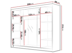 Garderobeskab Closico Veltron II (Kashmir)