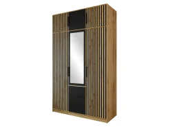 Garderobeskab Collis I (Wotan eg + Sort)