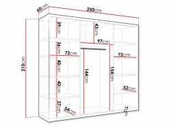 Garderobeskab Comfivo Granium III