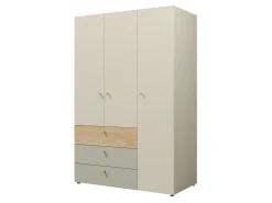 Garderobeskab Domcali 100 (Grå + Egetræ)