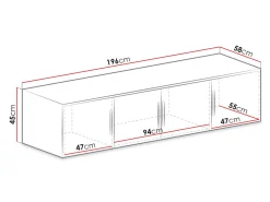 Garderobeskab Dortivu I (Hvid)