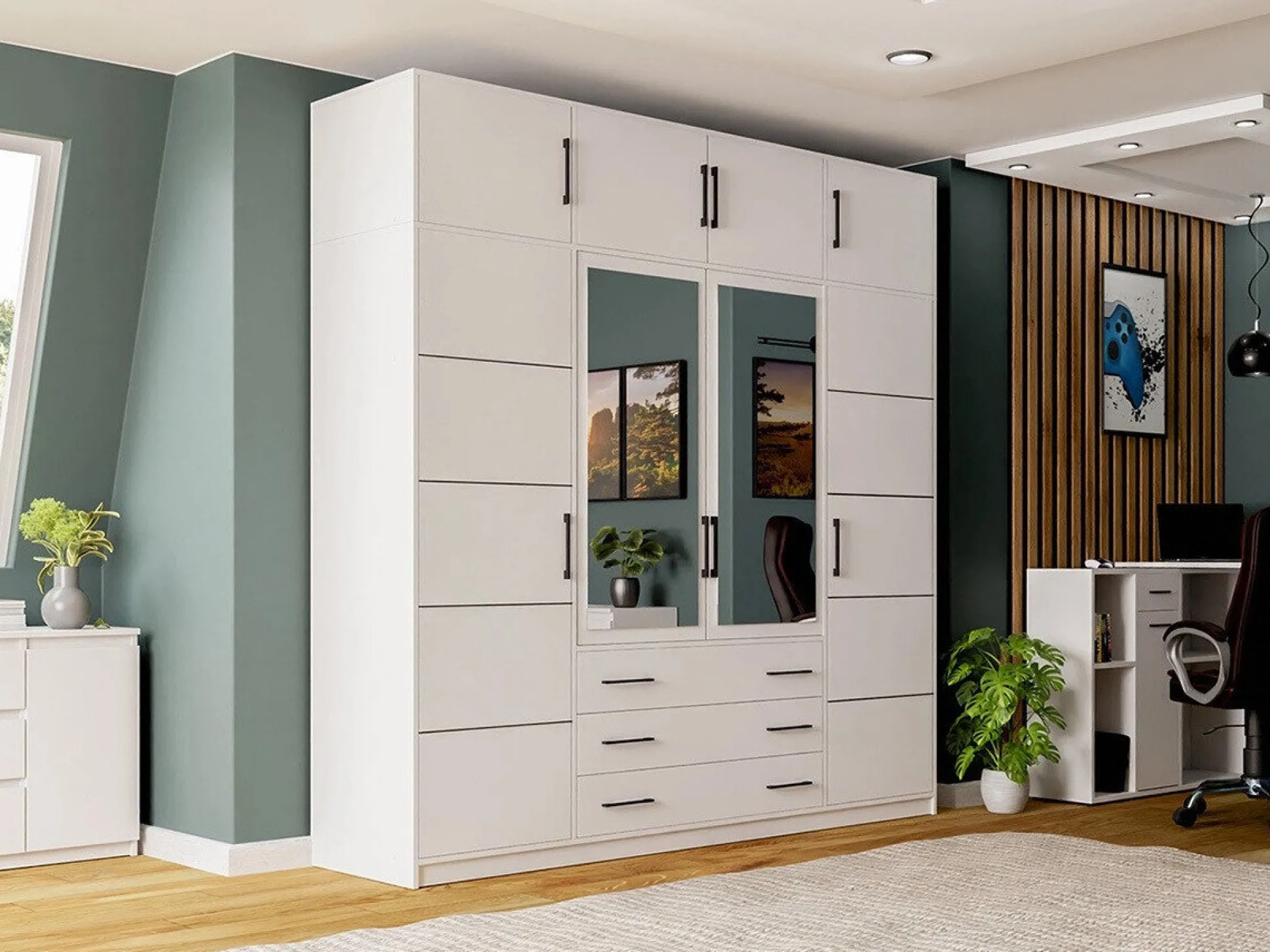 Garderobeskab Dortivu III (Ja)