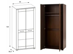 Garderobeskab Dunlive 106