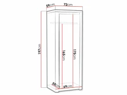 Garderobeskab Etrmona 101