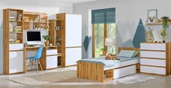 Garderobeskab Evaropha 100 (Wotan eg + Hvid)