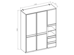 Garderobeskab Felfera 100