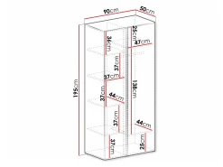 Garderobeskab Fiosono 102 (Eukalyptus + Egetræ)