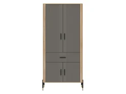 Garderobeskab Flosora 133 (Grå)