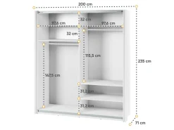 Garderobeskab Fresno 136