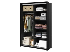 Garderobeskab Fresno 122 (Artisan eg + Sort)