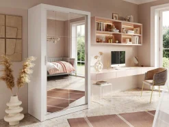 Garderobeskab Fresno 121 (Hvid)