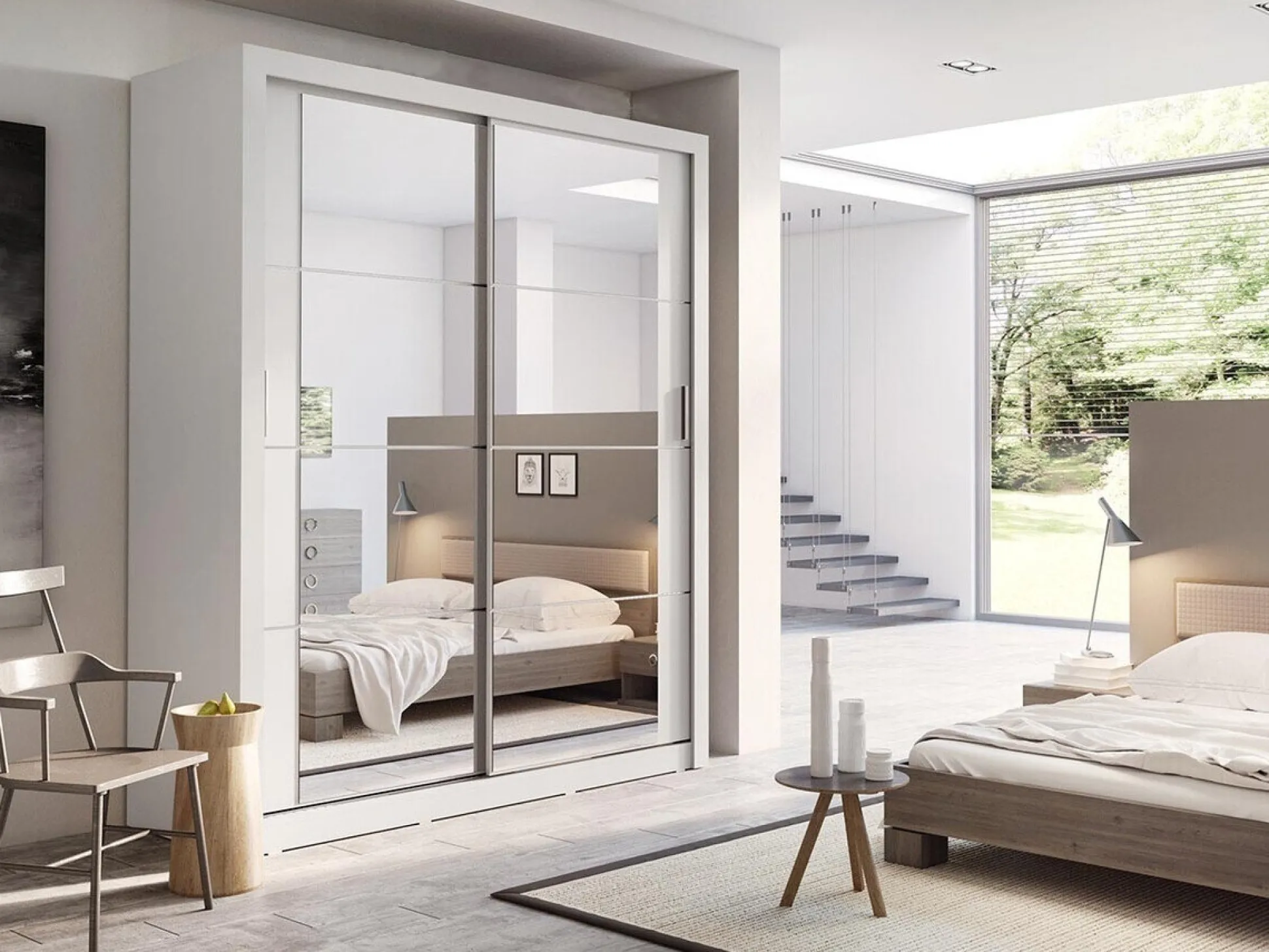 Garderobeskab Fresno 102 (Hvid)