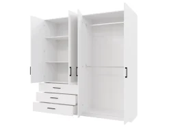 Garderobeskab Fungar (Hvid)