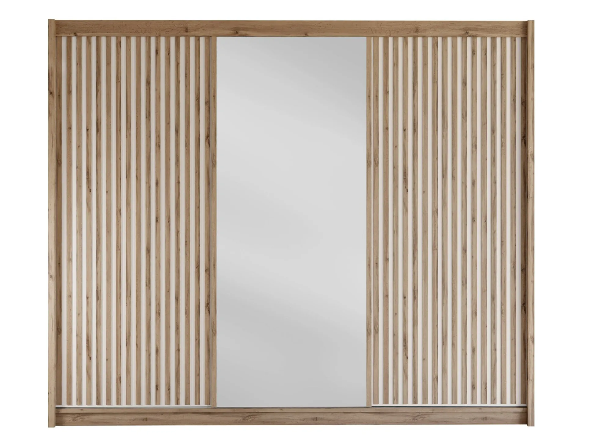 Garderobeskab Gemes I (Wotan eg + Hvid)