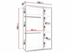 Garderobeskab Hartford 494