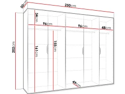 Garderobeskab Hartford 516 (Artisan eg)